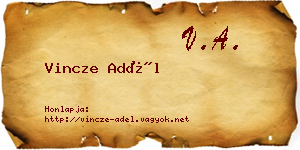 Vincze Adél névjegykártya